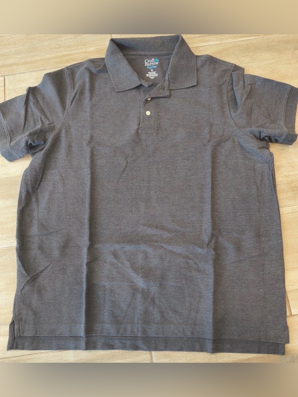 croft & barrow Men's Dark Gray Polo Shirt